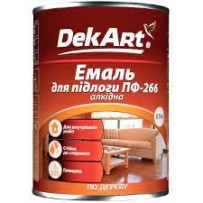 ► Емаль DekArt ПФ-266 червоно-коричнева 0.9 кг • Краща ціна в Борисполі, Воронькові • Купити в магазині ПРО100БУД