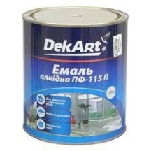 Емаль DekArt ПФ-115 сіра 2.8 кг