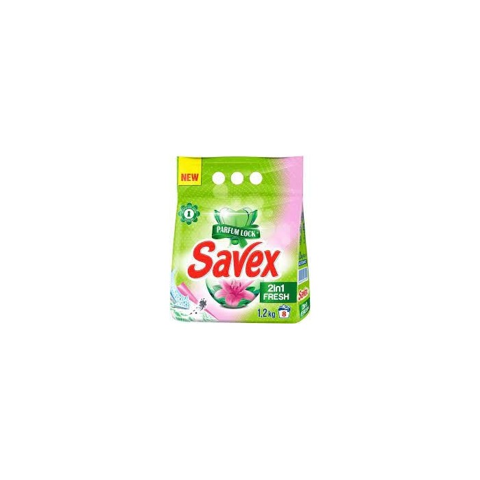 Пральний порошок Savex 1,2 кг автомат 2в1 фреш