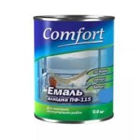 ► Емаль Comfort ПФ-115 жовта 0,9 кг • Краща ціна в Борисполі, Воронькові • Купити в магазині ПРО100БУД