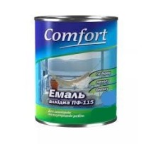 ► Емаль Comfort ПФ-115 темно-сірий 0,9 кг • Краща ціна в Борисполі, Воронькові • Купити в магазині ПРО100БУД