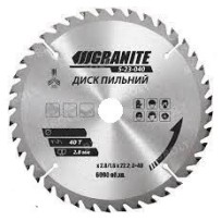 ► Диск пильний по дереву GRANITE 190 х 30 х 40T • Краща ціна в Борисполі, Воронькові • Купити в магазині ПРО100БУД