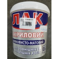 ► Лак акриловий Ультра 0,5 л напівмат • Краща ціна в Борисполі, Воронькові • Купити в магазині ПРО100БУД