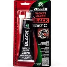 ► Герметик прокладка Zollex Black Gasket Maker +260° чорний 85 г • Краща ціна в Борисполі, Воронькові • Купити в магазині ПРО100