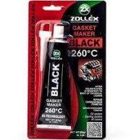► Герметик прокладка Zollex Black Gasket Maker +260° чорний 85 г • Краща ціна в Борисполі, Воронькові • Купити в магазині ПРО100