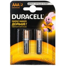 Батарейки DURACELL LR-03, 2 шт