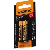 ► Батарейки VIDEX LR03, 2 шт • Краща ціна в Борисполі, Воронькові • Купити в магазині ПРО100БУД