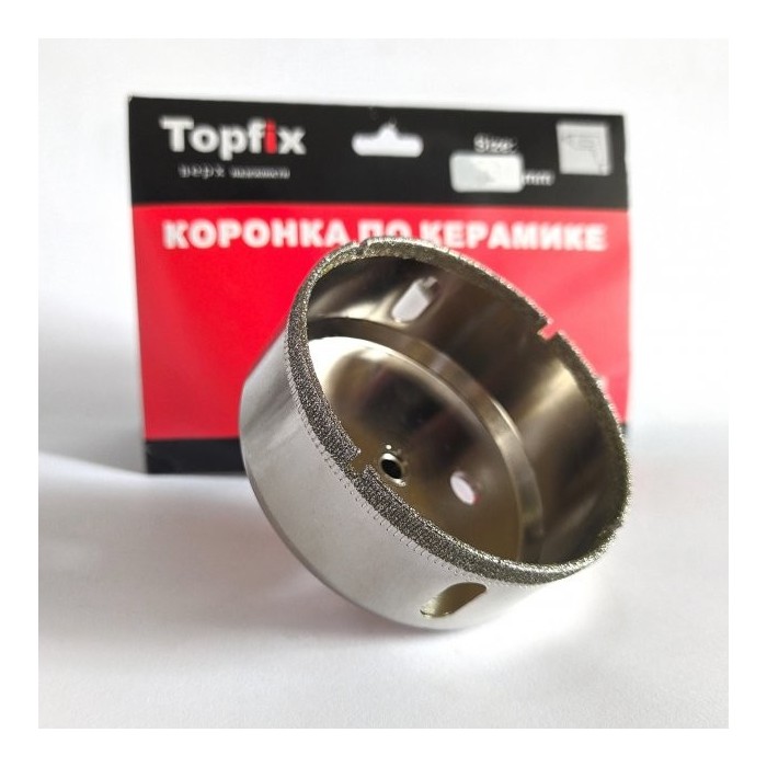 Коронка по склу та кераміці TOPFIX 12 мм