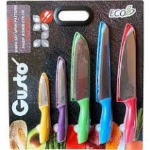 ► Набір ножів Color GUSTO 5 предметів • Краща ціна в Борисполі, Воронькові • Купити в магазині ПРО100БУД