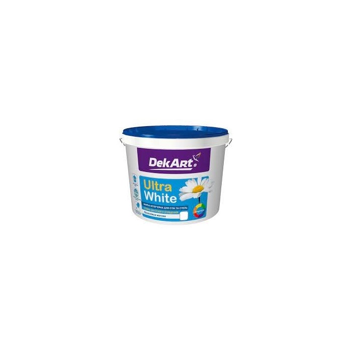 Фарба DekArt Ultra White 1,2 кг матова