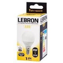 ► Лампа LEBRON LED G45 E14 8W • Краща ціна в Борисполі, Воронькові • Купити в магазині ПРО100БУД