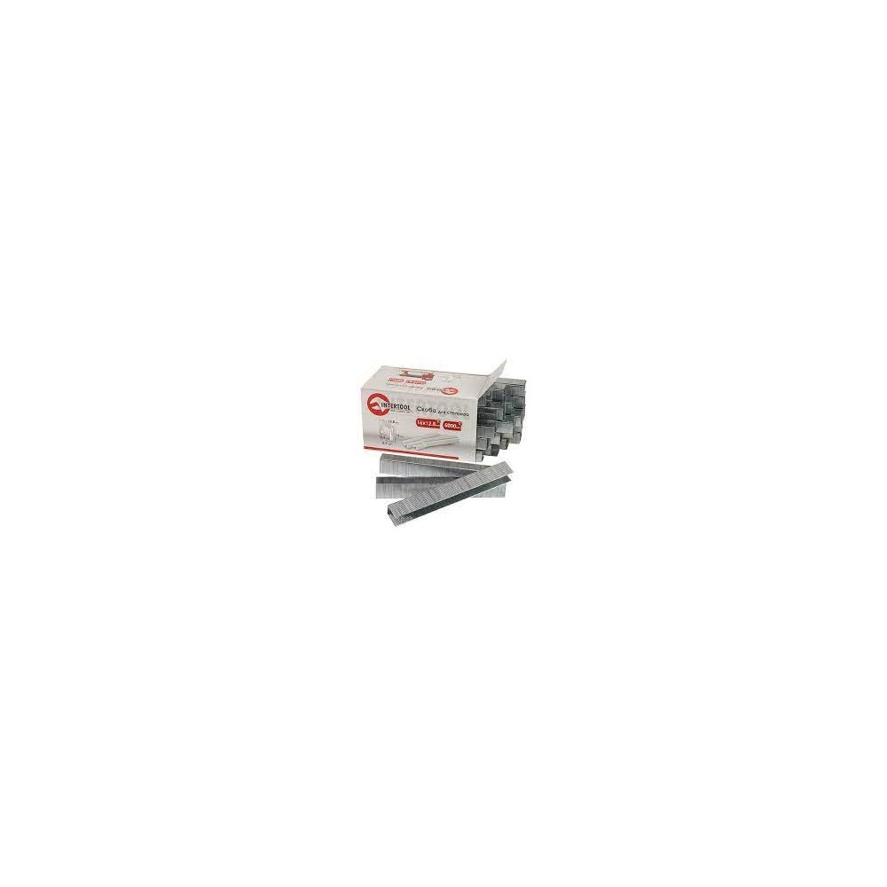 ► Скоби INTERTOOL РТ-8016 16 х 12,8 мм • Краща ціна в Борисполі, Воронькові • Купити в магазині ПРО100БУД
