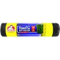 ► Пакети для сміття Помічниця 120 л, 10 шт • Краща ціна в Борисполі, Воронькові • Купити в магазині ПРО100БУД