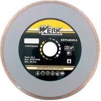 ► Круг алмазний WERK CERAMICS 250 мм • Краща ціна в Борисполі, Воронькові • Купити в магазині ПРО100БУД