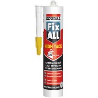 ► Герметик SOUDAL FIX ALL HT білий 290 мл • Краща ціна в Борисполі, Воронькові • Купити в магазині ПРО100БУД