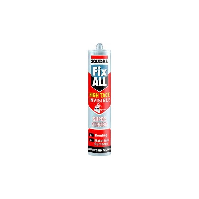 Герметик SOUDAL FIX ALL HT прозорий 290 мл