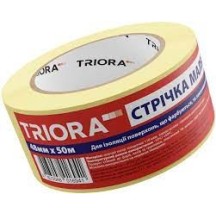 ► Стрічка малярна TRIORA 48 х 50 м • Краща ціна в Борисполі, Воронькові • Купити в магазині ПРО100БУД