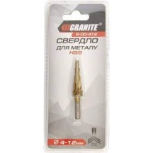 ► Свердло по металу ступенчате GRANITE HSS 4-12 мм • Краща ціна в Борисполі, Воронькові • Купити в магазині ПРО100БУД