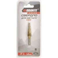 ► Свердло по металу ступенчате GRANITE HSS 4-12 мм • Краща ціна в Борисполі, Воронькові • Купити в магазині ПРО100БУД