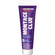 ► Клей Mounter Crystal Fix 100мл прозорий • Краща ціна в Борисполі, Воронькові • Купити в магазині ПРО100БУД