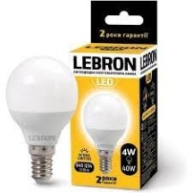 ► Лампа LEBRON LED G45 E14 4W • Краща ціна в Борисполі, Воронькові • Купити в магазині ПРО100БУД