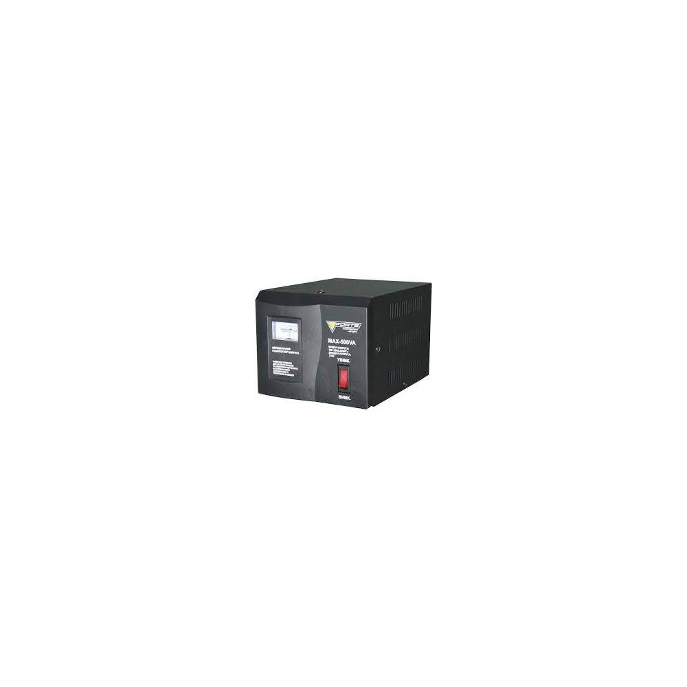 ► Стабілізатор напруги FORTE MAX-500VA • Краща ціна в Борисполі, Воронькові • Купити в магазині ПРО100БУД