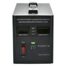 ► Стабілізатор напруги FORTE TDR-500VA • Краща ціна в Борисполі, Воронькові • Купити в магазині ПРО100БУД