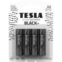 ► Батарейки TESLA BLACK LR06, 4 шт • Краща ціна в Борисполі, Воронькові • Купити в магазині ПРО100БУД