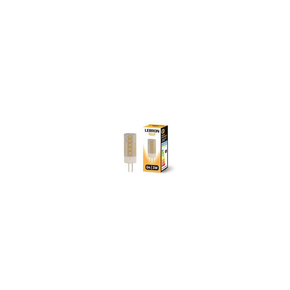 ► Лампа LEBRON L-G4 3300К кут 360 • Краща ціна в Борисполі, Воронькові • Купити в магазині ПРО100БУД