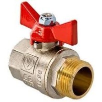 ► Кран шаровий ВЗ 1/2" SOLOMON  • Краща ціна в Борисполі, Воронькові • Купити в магазині ПРО100БУД