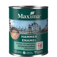 ► Емаль Maxima ТМ молоткова 3 в1 зелена 2,3 кг • Краща ціна в Борисполі, Воронькові • Купити в магазині ПРО100БУД