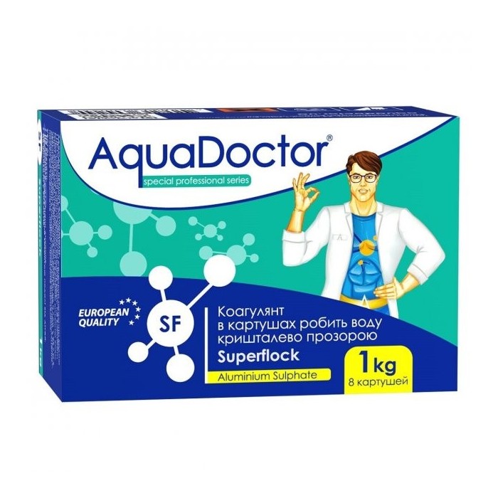 AquaDoctor SuperFlock Коагулянт довгої дії 1 кг