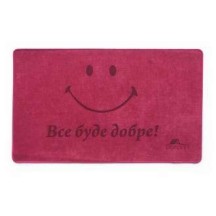 ► Килимок Шерсть 60 х 90 см Smile червоний • Краща ціна в Борисполі, Воронькові • Купити в магазині ПРО100БУД