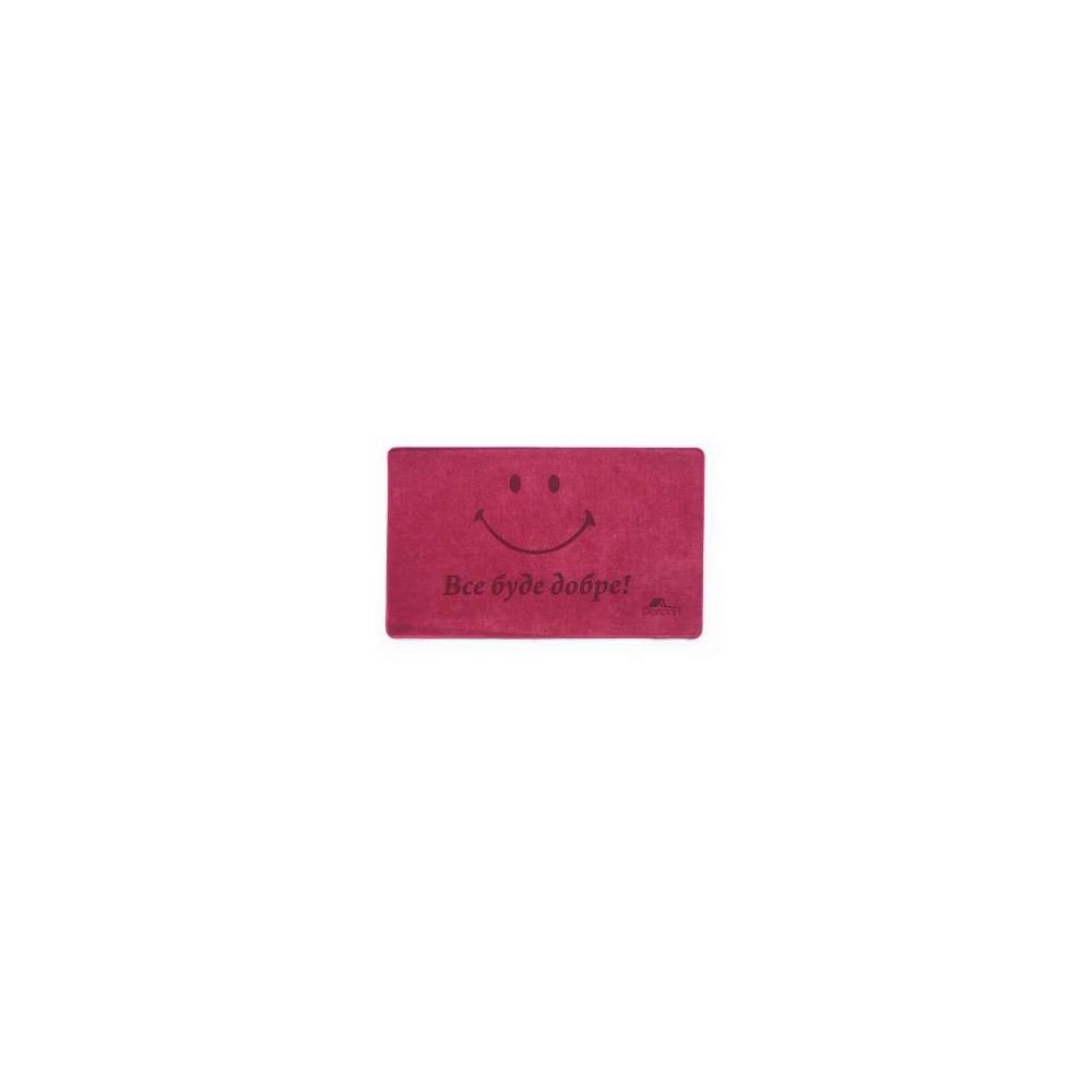 ► Килимок Шерсть 60 х 90 см Smile червоний • Краща ціна в Борисполі, Воронькові • Купити в магазині ПРО100БУД