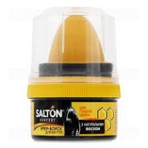 ► Крем-блиск для взуття з гладкої шкіри Salton 50 мл, чорний • Краща ціна в Борисполі, Воронькові • Купити в магазині ПРО100БУД