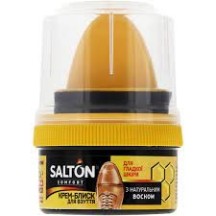 ► Крем-блиск для взуття з гладкої шкіри Salton 50 мл, безкольоровий • Краща ціна в Борисполі, Воронькові • Купити в магазині ПРО