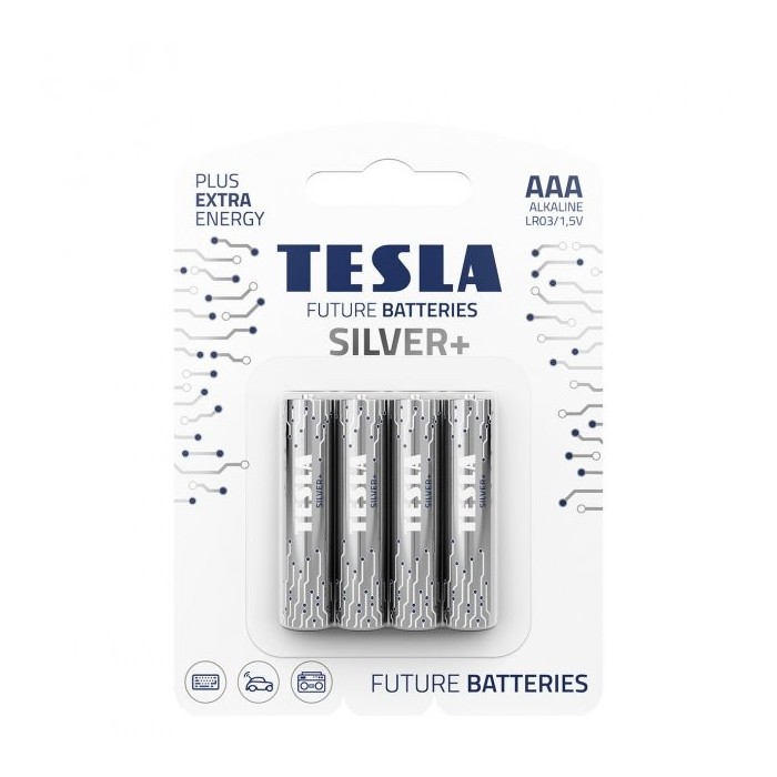 ► Батарейки TESLA SILVER LR06, 4 шт • Краща ціна в Борисполі, Воронькові • Купити в магазині ПРО100БУД