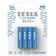 ► Батарейки TESLA BLUE 1,5В R03, 4 шт • Краща ціна в Борисполі, Воронькові • Купити в магазині ПРО100БУД