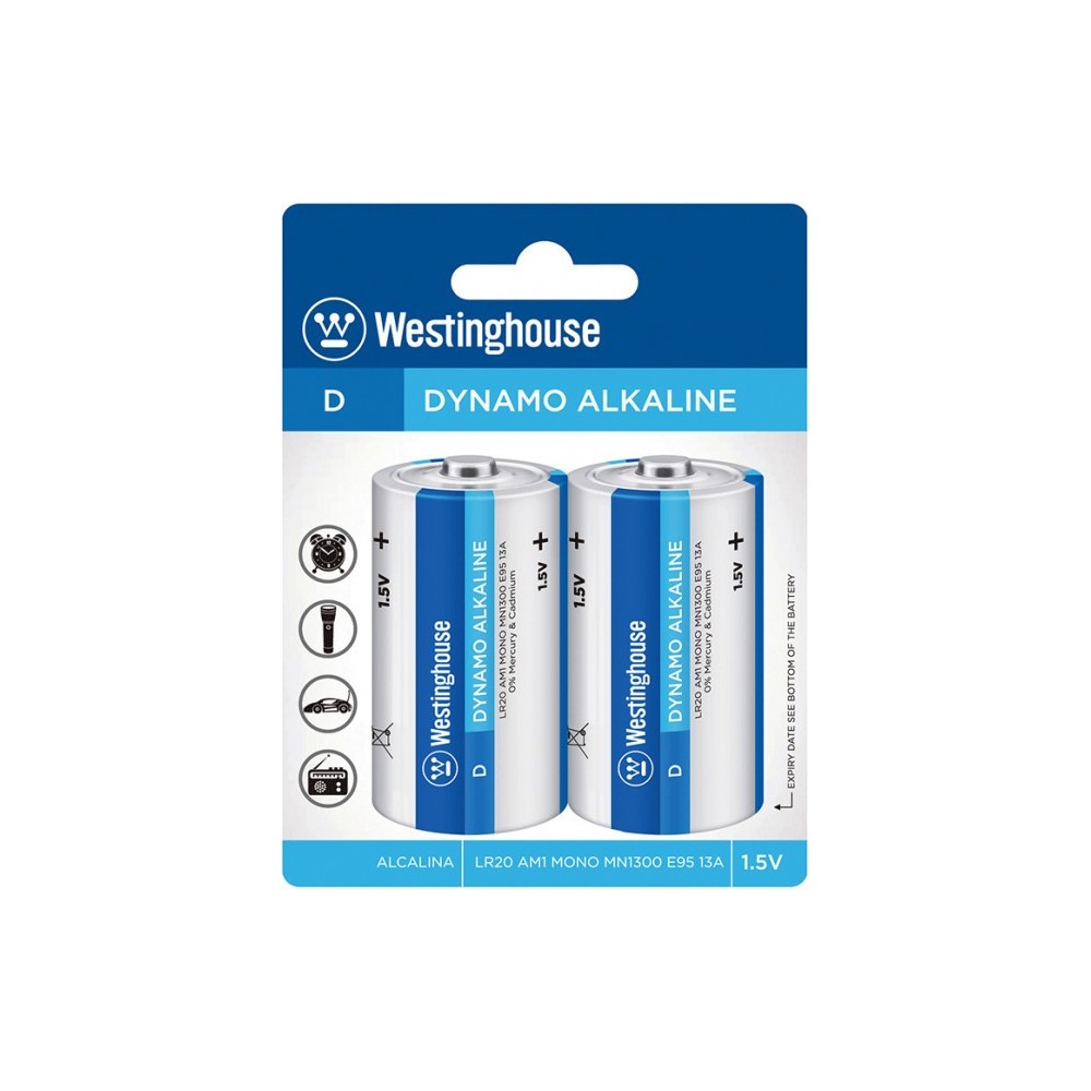 ► Батарейки Westinghouse сольова D/R20 • Краща ціна в Борисполі, Воронькові • Купити в магазині ПРО100БУД