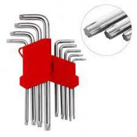 Набір Г-подібних ключів Torx INTERTOOL НТ-0608