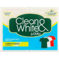Мило господарське Duru Clean&White 4 шт 120 г