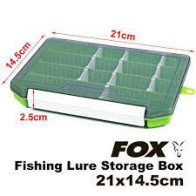 Коробка FOX Fishing Lure Storage Box 21*14.5*2.5 cm 