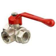 Кран шаровий ВВ 1/2" (3-х ходовий)