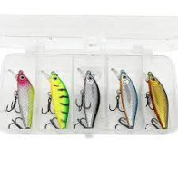 Набір воблерів FOX Lamprey Minnow Kit (5 шт приманок + коробка)