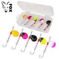 Набір обертових блешень FOX Butterfly Kit (5 шт приманок + коробка)