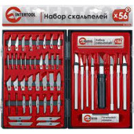 Набір скальпелів INTERTOOL НТ-0530 56 шт