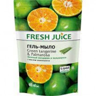 Рідке мило Fresh Juice Зелений мандарин і пальмароза 460 мл дой-пак