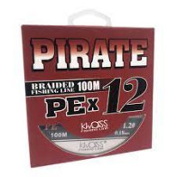 Шнур Pirate PEх12 100м сірий (різна товщина)