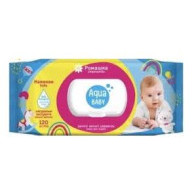 Серветки вологі дитячі 120 шт Aqua Baby