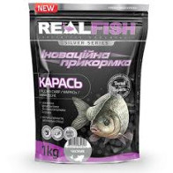 Прикормка Real Fish Карась (часник) 1кг